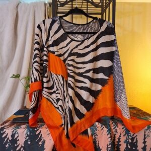 Coverup with abstract patterns